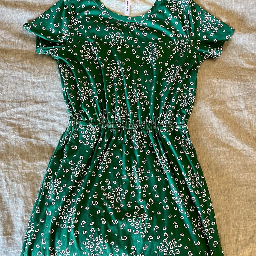 Green Floral Dress